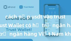 cách nạp usdt vào trust wallet Trust Wallet có hỗ trợ ngân hàng Việt Nam không?